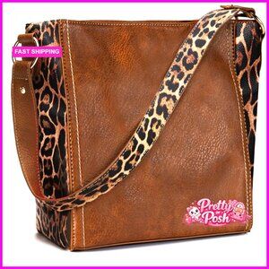 Luxury Vegan Leather Hobo Shoulder Bag with 3 Compartments for Everyday Use